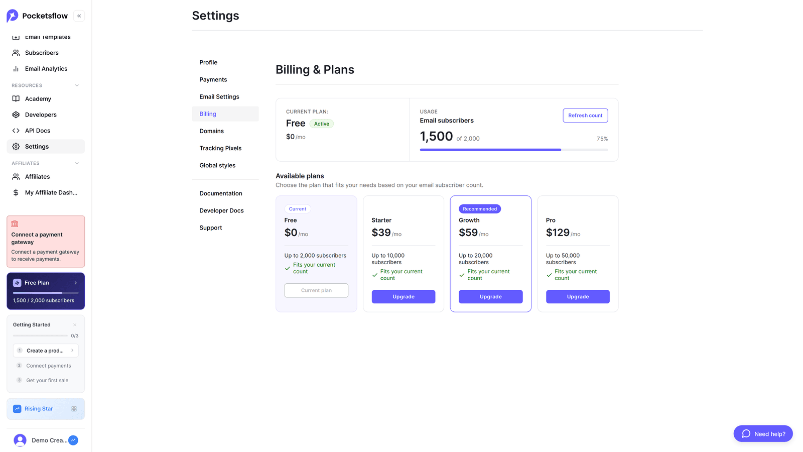 A brand-new product builder, checkout looks & an Emails hub: screenshot 4 of 4
