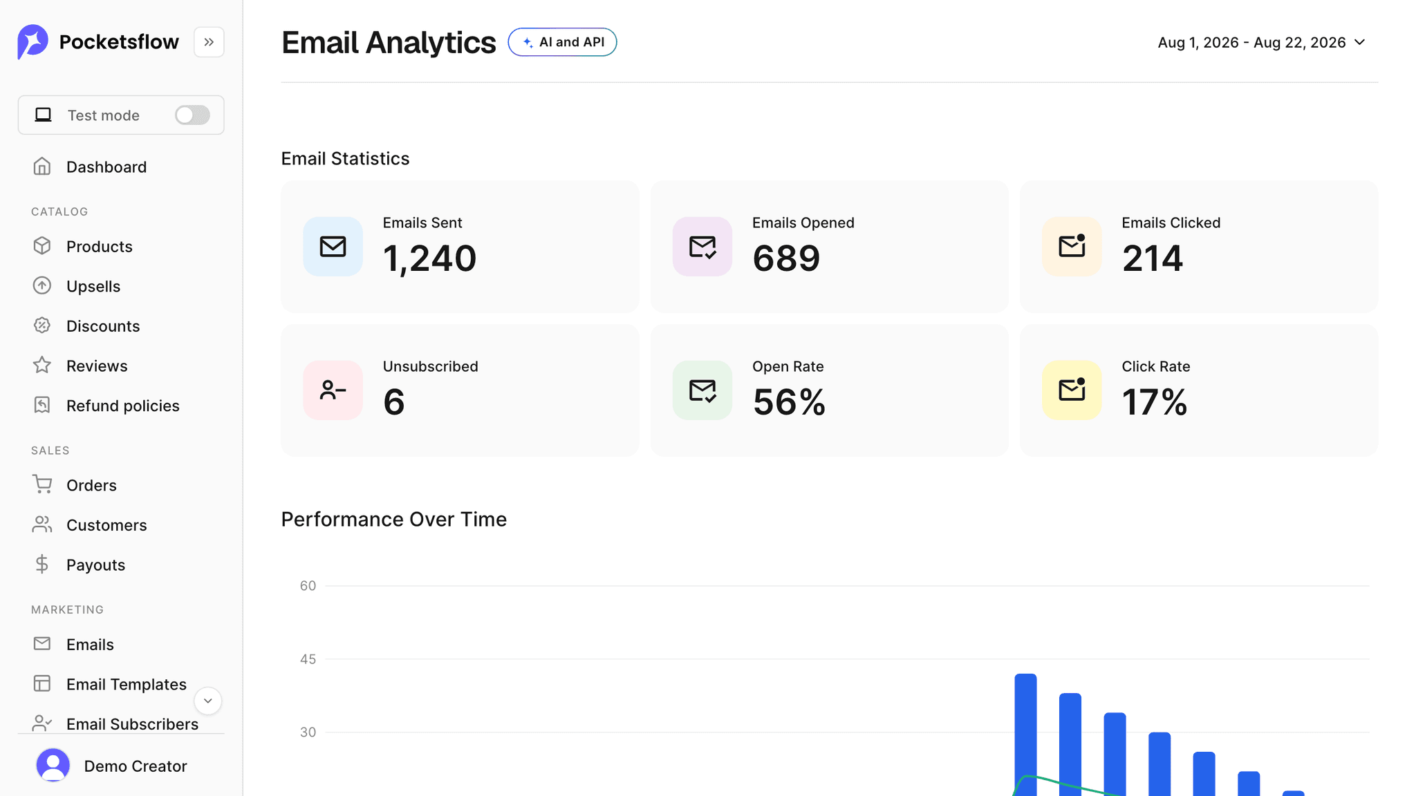 A big update — email marketing, subscriptions & more: screenshot 1 of 6
